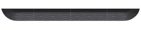 JGUOLIANG Türschwellenrampen for Rollstühle, teilbare Schwellenrampe, abgerundete Kante, Sturzschutzdesign, innen/außen, for Rollstühle, Kehrmaschinen(Black,78 * 7.2 * 1.5cm)