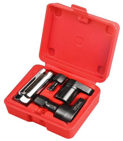 WDKXCN Sonde Lambda, Lot de 5 Douille Sonde Lambda, Douille pour Sonde Lambda, Clé Sonde Lambda avec Entraînement 1/2 3/8 M12 M18, pour la plupart des Modèles de Voitures