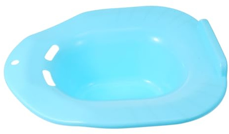 EXHUMKY Sitzbad Kunststoff mit Ergonomischem Design Pp Material für Schwangere und Wochenbettpflege Wc Aufsatz für Badehilfe und Hygiene