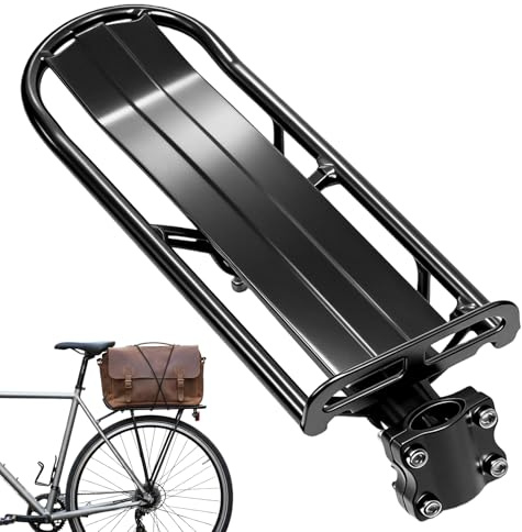 Fahrradgepäckträger, Universal Gepäckträger Mountainbike, Mountainbike-Hinterradträger, Einziehbarer Fahrradgepäckträger, Universeller Fahrradträger für MTB EBike Mountainbike und Rennrad