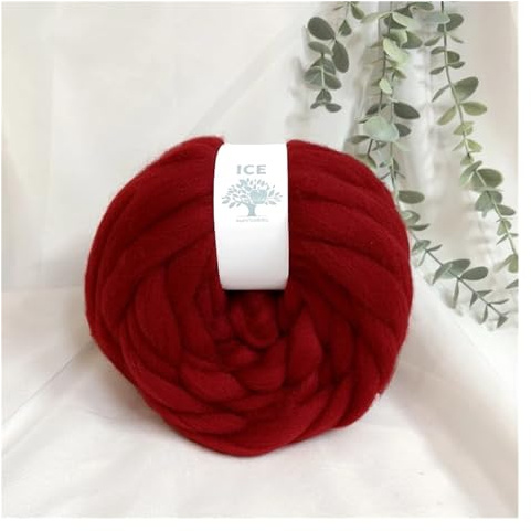 Filato Spesso 500g filato for maglieria gigante grosso lana islandese roving super morbido braccio lavorato a maglia fili all'uncinetto fai da te maglione sciarpa cappello(25)