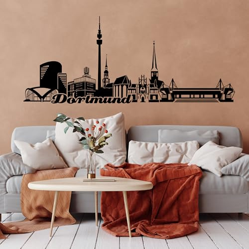 Wandtattoo Loft® Skyline Dortmund / Wandtattoo/Wandaufkleber / 30 Farben / 3 Größen