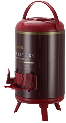 Dispensador de Agua Caliente y Fria, 6L/8L/10L, Hervidor de Bebidas Termo de Acero Inoxidable con Dispensador de Té y Café, Teteras de Té Caliente, Perfecto para Eventos Grandes y Catering