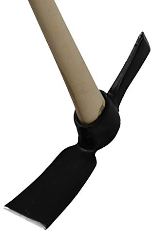 Srendi® Heavy Duty Mattock 5lb Head and 36” Solid Wooden Handle