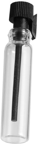 Healifty 100 Stück Nachfüllbare Parfüm Probenflaschen 1Ml Tragbare Glasflaschen Für Duft Ideal Für Reisen & Aromatherapie Kompakte Größe 4.0 X 0.8 Cm