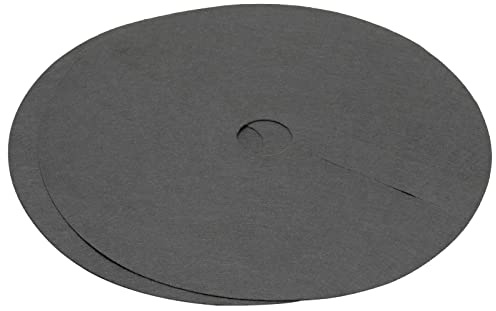 sourcing map Arbre Paillage Anneau 82cm Non-tissés Arbre Protection Tapis Plante Couvercle pour Mauvaises Herbes Contrôle Rond Mauvaises Herbes Barrier Noir 2 Paquet