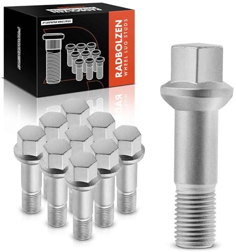 Frankberg 10x Radbolzen Radschraube M14x1.5 | Kompatibel mit W461 W463 X164 X204 W164 V251 W251 W140 W220 C140 C215 1991-Heute A0009905307