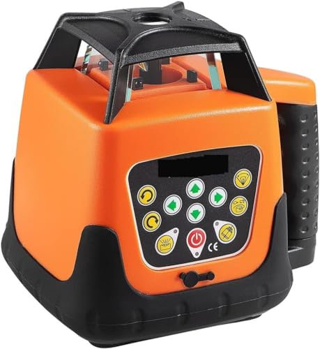 YYLHJW 360 Rotary Level 500m Range Self-Leveling Vertical Horizontal Cross Line Measurement Instruments Construction Tools Versatile (Green Beam)