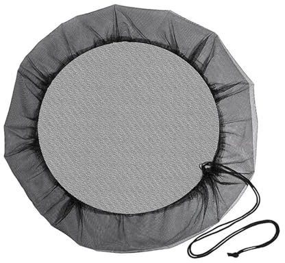 Red de Malla for Cubrir barriles de Lluvia, baldes recolectores de Agua, Tapa Protectora for Tanque de Agua, Herramienta for recolectar Lluvia, Suministros for jardín(60cm)