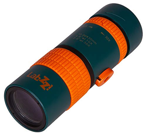 Monocular Levenhuk LabZZ MC6 10–30x con Zoom para Niños – Catalejo Educativo con Óptica de Vidrio, se Puede Usar con Gafas