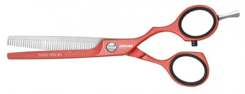 Jaguar Effilierrschere Pastell Plus offset ES40 coral 5,5 3054-2,coral, offset, Effilierschere