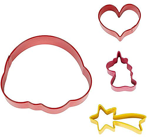 Wilton Cookie Decorating Kit Keksdekorationsset, Unicorn | Dekorationsset mit Ausstechformen, Spritzbeuteln und Spritztüllen, Für Kekse mit Einhornmotiven