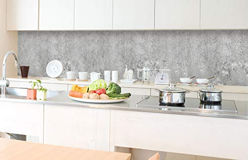 Dimex Küchenrückwand Folie selbstklebend Beton II | Klebefolie - Dekofolie - Spritzschutz für Küche | Made in EU - 350 cm x 60 cm