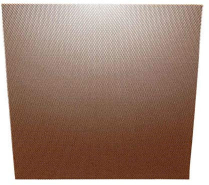 Radiator Screen, Honeycomb, 20 x 20 x 1/2 in, Plastic, Tan- Each