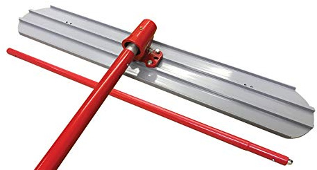 Magnesium Bull Float 3ft or 4ft Options Imprinted Concrete Tools (4ft Magnesium Bull Float Kit with 2 Poles)