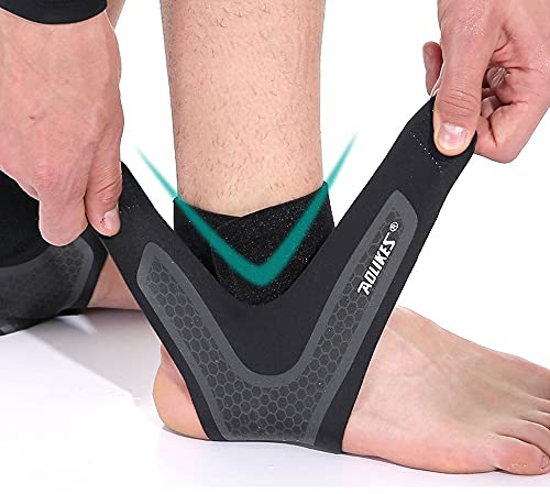 Faletony 1 Paar Knöchelbandage Sprunggelenk Bandage，Einstellbares Knöchel Bandage， Fußbandage – Schmerzlindernde für Männer Frauen Knöchelschutz, stabilisiert und unterstützt,Sport fußgelenkbandage