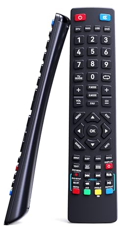 GOUYESHO SHW/RMC/0103 SHW RMC 0103 Télécommande remplacée pour Sharp Aquos LCD LED 3D HD Smart TV LC-32HG3141K LC-32HG3241K LC-32HG3341K LC-40CFE4041E LC-40CFE4041K