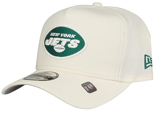 New Era 9Forty A-Frame Cap - New York Jets Chrome White