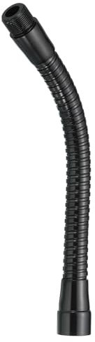 PATIKIL Soporte de Micrófono de 8 con Cuello de Cisne Tubo Flexible de Metal de 5/8-27 para Extensión Universal Color Negro