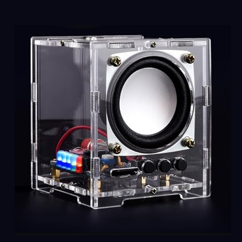 EIELE lödningsset ljudljus Bluetooth-högtalare multi-audio Input HD Sound Quality Stylish Bluetooth Audio Adult Project Kit elektroniska komponenter (lödning krävs)