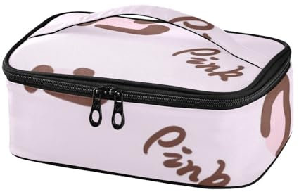 Amooorous Lunchtaschen für Kinder, isolierte Lunch-Tasche für Herren, Mini-Kühler, Thermo-Mahlzeittasche, Strandtasche, Pfirsich-Leopardenmuster