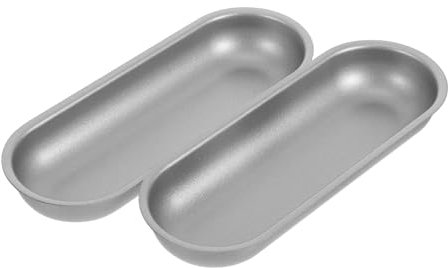 Cabilock 2pièces Moule à Pain Acier Au Non-adhésif Pour Hot Dog De Pans à Boulangerie Pour Créer Des Petits Pains Savoureux Outils De Cuisson Pour Four Et Friteuse à Air