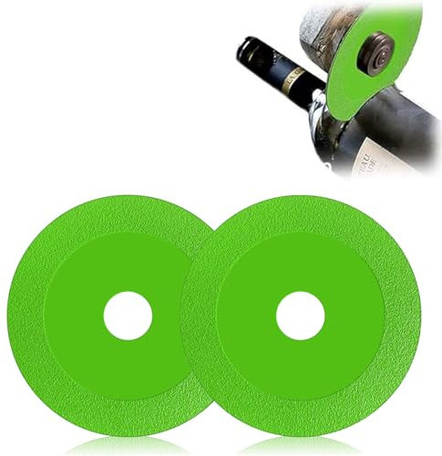 QZKJQDD Felsplatten Schleifscheibe, Steinplatten-Flachschleifklinge, Felsplatten Trennscheibe, für Steinkeramik, Glastrennscheibe, unzerstörbare Scheibe für Schleifer (2pcs)