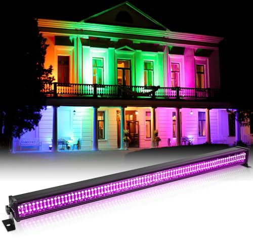 U`King 336 LED Bar Wallwasher 120 W RGBW scenljuseffekter, disco-ljus, festljus, DMX-kontroll, stroboskopbelysning för DJ Party Outdoor 1 st