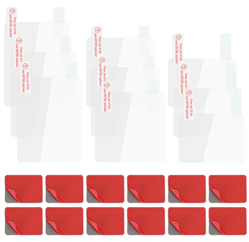 WLLHYF Electrostatic Film for Dash Cam Sticker Shield for Windshields Double-Sided Adhesive Pad Electrostatic Stickers for Dash Cam Mounting Adhesive Clear Static Cling Film