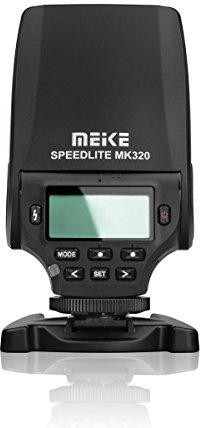 MEIKE MK-320S Mini TTL Speedlite Automatic Flash for Sony MI Hot Shoe DSLR and Mirrorless Cameras A7 A7II NEX6 A6000 A6300 A6500
