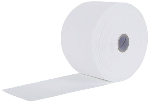 1 rouleau de nettoyage jetables Serviette Visage de Toilette wischtücher jetables de maquillage visage Non Tissé doux Pads (Blanc)