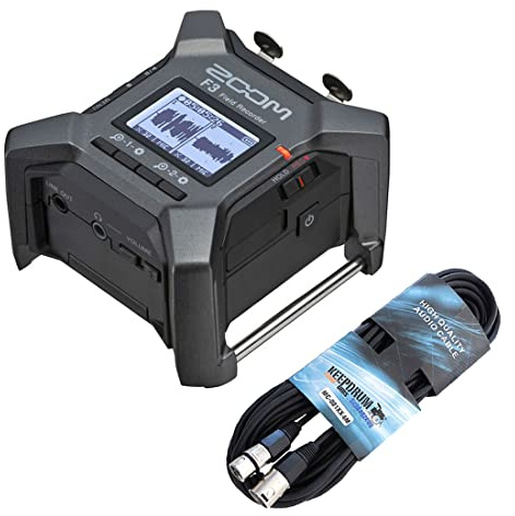 Zoom F3 Multitrack Field Recorder + XLR-Kabel