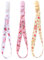 CutiePlusU Schnuller Clip Erwachsene Größe Schnuller Halter Clips 3 Pack-Frucht-Party (Erdbeeren, Kirschen und Pfirsiche)