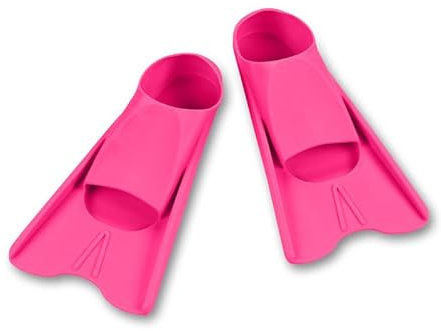DRUNA Pinne per Nuoto, Immersioni e Allenamento in Piscina Pinne corte Unisex (Rosa, 32/33)