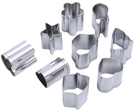 ABOOFAN Biscotti Per La Cottura 8 Pezzi Per Biscotti Frutta Verdura Acciaio Inossidabile Facile Da Pulire