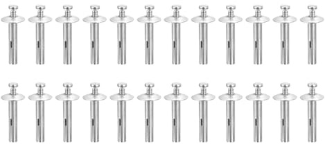 DTGN 1/4 x 1-1/4(D x L) Hammer Drive Nail - 100Pack - Good for Concrete Drywall - Carbon Steel Drive Expansion Anchors - Silver