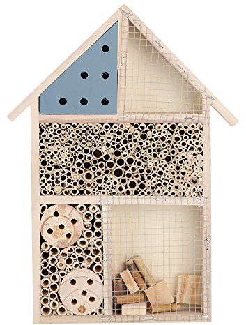 Holz-Insektenhaus, Unterschlupf, Gartendekoration, Nester, Box für Bienen, Marienkäfer, Schmetterlinge, Vögel