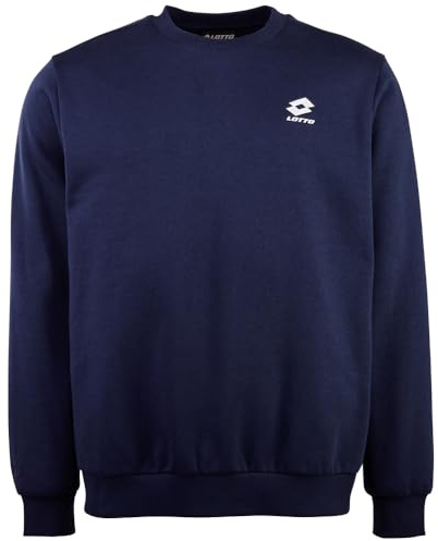 Lotto 1124005 män, tröja, regular fit, herrsweatshirt, klänning, blues L