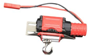 Gatuida Elektrische Seilwinde Für Rc Crawler Auto Rc-car-Winde Aus Robustem Metall Seilwinde Für Crawler Rot Schwarz