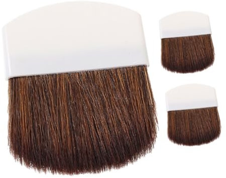 OHPHCALL 3pcs Small Powder Brushes Makeup Face Brushes Eyeshadow Foundation and Blush for Women and Girls