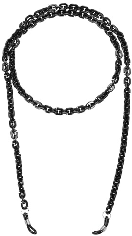 sourcing map Brillenketten für Damen, Kunstharz, Brillen-Halter, Ketten, verstellbare Sonnenbrillen-Lanyard-Halter, Kette, Perlenschnurhalter, Anti-Verlust-Gurt für Brillen, Sonnenbrillen