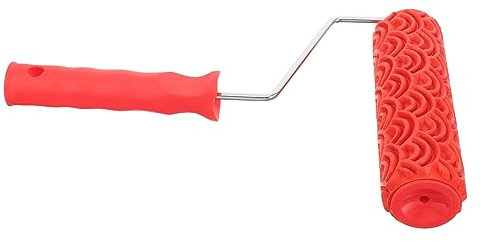 Homoyoyo Strukturierte Gummiwalze Vielseitiger Muster-farbroller Für Wand Decken-dekoration Ergonomischer Griff Wiederverwendbar Verschleißfest Kompatibel Mit Diversen Lackarten