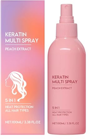 Spray pour cheveux, brume parfumée, gel coiffant hydratant 100 ml, formule durable, traitements de réparation nourrissants pour hommes, femmes, voyages, douche, salon