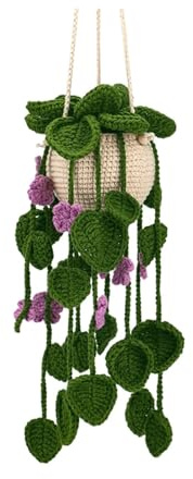 LCKKJHG Crochet Set Crochet Hanging Plant Kit with Instruction Easy Hand Knitting Yarn Ball Thread Needles Hooks Knit Tools Accessories Set(Type4)