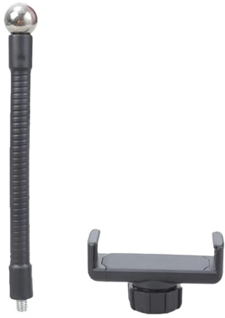 Support de téléphone pour téléphone portable - Support de fixation pour trépied monopode - Support de serrage flexible à long bras - Pince de téléphone à libération rapide pour systèmes photo
