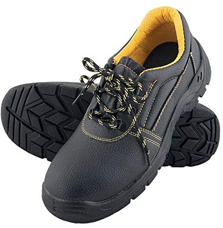 Reis Bryes-P-Sb_43 Yes Zapatos de seguridad, Negro-Amarillo, Talla 43