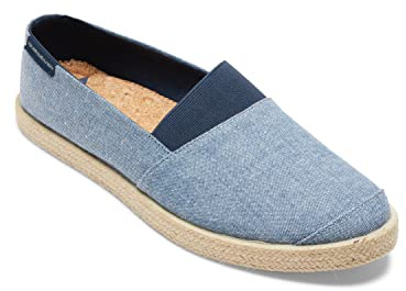 Quiksilver - Espadrilled Cold Cement Shoe für Männer - Blue/White/Blue - 44 EU