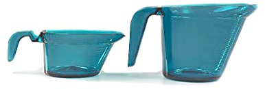 Tupperware Mikrowelle Kännchen Set türkis Kanne Micro Cook Messbecher