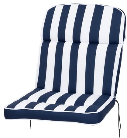 Kettler Polen KETTtex 2155 Auflage Niederlehner Alicante Blockstreifen blau-weiß Sitzpolster 100x50x7 cm