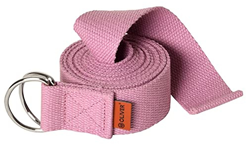 OLIVER Yogagurt 250 cm orchidee Baumwolle Yogazubehör